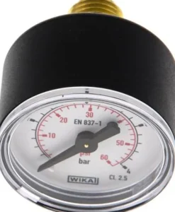Manometer waagerecht (KU/Ms), 40mm, 0 - 4 bar, G 1/4"