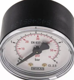 Manometer waagerecht (KU/Ms), 50mm, 0 - 4 bar, G 1/8"