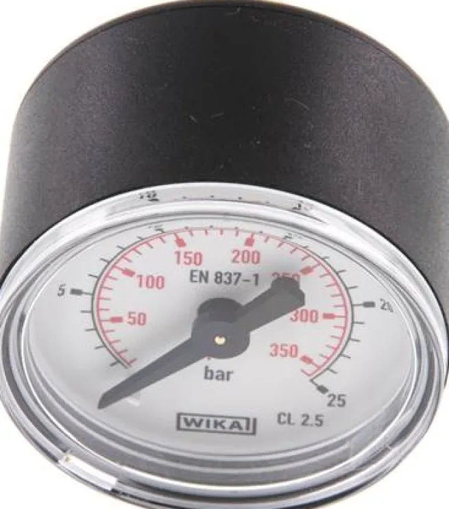 Manometer waagerecht (KU/Ms), 40mm, 0 - 25 bar, G 1/8"