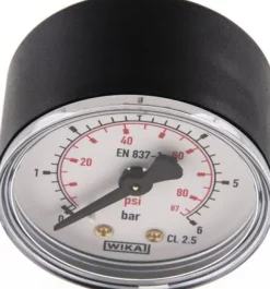 Manometer waagerecht (KU/Ms), 50mm, 0 - 6 bar, G 1/8"