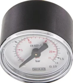 Manometer waagerecht (KU/Ms), 40mm, 0 - 1,6 bar, G 1/8"