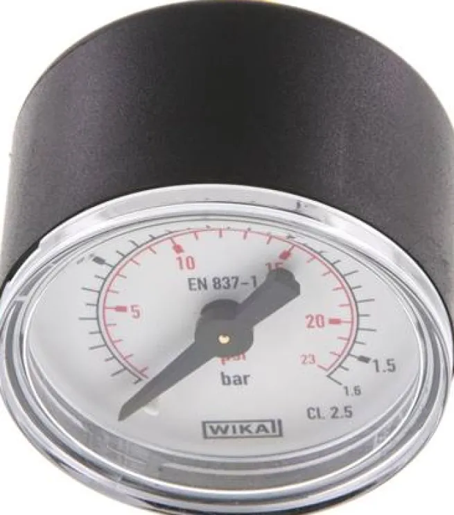 Manometer waagerecht (KU/Ms), 40mm, 0 - 1,6 bar, G 1/8"