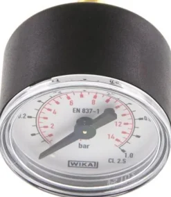 Manometer waagerecht (KU/Ms), 40mm, 0 - 1 bar, G 1/8"