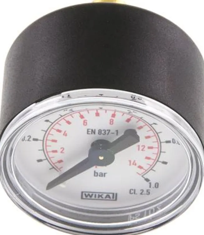 Manometer waagerecht (KU/Ms), 40mm, 0 - 1 bar, G 1/8"