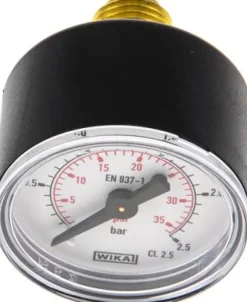 Manometer waagerecht (KU/Ms), 40mm, 0 - 2,5 bar, G 1/4"
