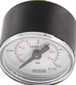 Manometer waagerecht (KU/Ms), 40mm, 0 - 2,5 bar, G 1/8"
