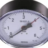 Manometer waagerecht, 100mm, 0 - 6 bar