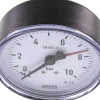Manometer waagerecht, 80mm, 0 - 10 bar