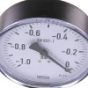 Manometer waagerecht, 100mm, -1 bis 0 bar