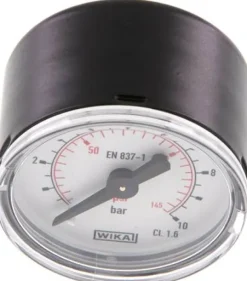 Manometer waagerecht (ST/Ms), 40mm, 0 - 10 bar, G 1/8"
