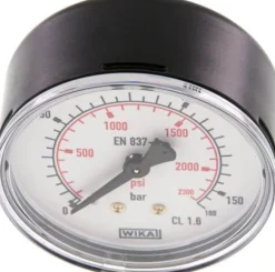 Manometer waagerecht (ST/Ms), 63mm, 0 - 160 bar, G 1/4"
