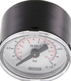 Manometer waagerecht (ST/Ms), 40mm, 0 - 1 bar, G 1/8"