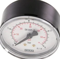 Manometer waagerecht (ST/Ms), 63mm, 0 - 4 bar, G 1/4"