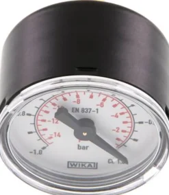 Manometer waagerecht (ST/Ms), 40mm, -1 bis 0 bar, G 1/8"