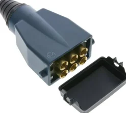 Mehrfachkupplung 6x 6mm Schl.,Stecker, für Stecker beidseitig absperrend