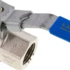 Messing-Kugelhahn, abschließbar, Rp 1/2", -0,98 bis 65 bar