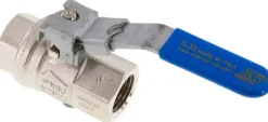 Messing-Kugelhahn, abschließbar, Rp 1/2", -0,98 bis 65 bar