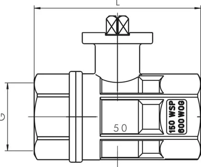 Messing-Kugelhahn, Direktmontageflansch Rp 1/4", -0,9 bis 40bar