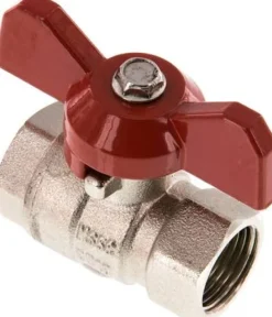 Messing-Kugelhahn, Eco-Line, Rp 3/8", 0 bis 25bar -Eco-Line, Knebelgriff