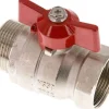 Messing-Kugelhahn, Eco-Line, R 1-1/4" / Rp 1-1/4", 0 bis 25bar -Eco-Line, Knebelgriff