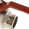 Messing-Kugelhahn, G 1-1/4" (Außengewinde), -0,9 bis 30bar