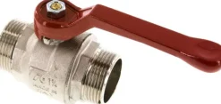 Messing-Kugelhahn, G 1-1/4" (Außengewinde), -0,9 bis 30bar