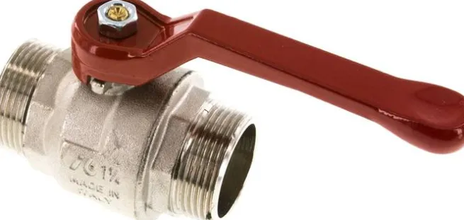Messing-Kugelhahn, G 1-1/4" (Außengewinde), -0,9 bis 30bar