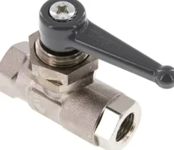 Messing-Kugelhahn, G 1/4", PN 20, Schalttafeleinbau