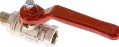 Messing-Kugelhahn, kurz, G 1/4" (AG/IG), -0,9 bis 50bar