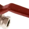 Messing-Kugelhahn, kurz, G 1/4", -0,9 bis 50 bar, voller Durchgang