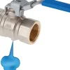 Messing-Kugelhahn mit Entlüftungsbohrung G 3/4", PN 14