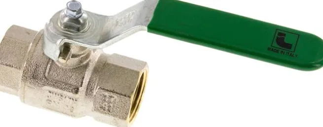 Messing-Kugelhahn, Rp 3/4", -0,9 bis 40bar, für Trinkwasser