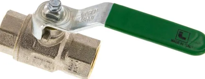 Messing-Kugelhahn, Rp 1/2", -0,9 bis 50bar, für Trinkwasser