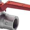 Messing-Kugelhahn, Rp 1/2", -0,9 bis 80 bar, silikonfrei gefertigt