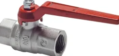 Messing-Kugelhahn, Rp 1/2", -0,9 bis 80 bar, silikonfrei gefertigt