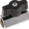 Messing-Minikugelhahn G 3/8" Innengewinde, PN 15, Flügelgriff