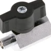 Messing-Minikugelhahn G 1/8" Innengewinde / Außengewinde, PN 15, Flügelgriff