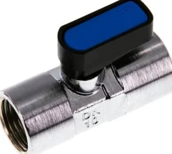 Messing-Minikugelhahn Rp 1/2"-Rp 1/2" (IG), PN 20