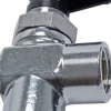 Messing-Mini-Winkelkugelhahn, G 1/4", PN 20, Schalttafelm