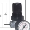 Mini-Druckregler G 1/4", 0,15 - 7 bar
