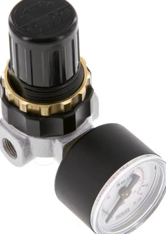 Mini-Druckregler G 1/4", 0,5 - 10 bar, 330 l/min Standard