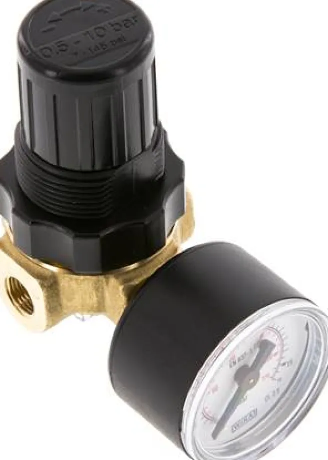 Mini-Druckregler G 1/4", 0,1 - 3 bar, nicht rücksteuerbar