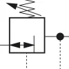 Mini-Druckregler G 1/4", 0,5 - 10 bar, nicht rücksteuerbar