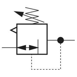 Mini-Druckregler G 1/4", 0,5 - 10 bar, vordruckabhängig