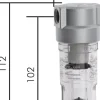 Mini-Filter G 1/4", Kunststoffbehälter