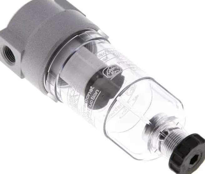 Mini-Filter G 1/8", Kunststoffbehälter