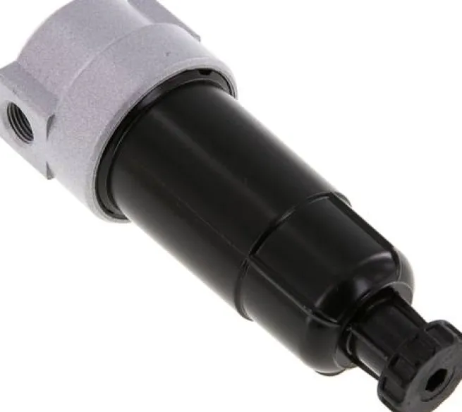 Mini-Filter G 1/8", Metallbehälter ohne Sichtrohr