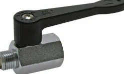Minikugelhahn langer Griff, G 1/2" Innengewinde / Außengewinde, PN 15