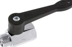 Minikugelhahn langer Griff, G 3/8" Innengewinde / Außengewinde, PN 15