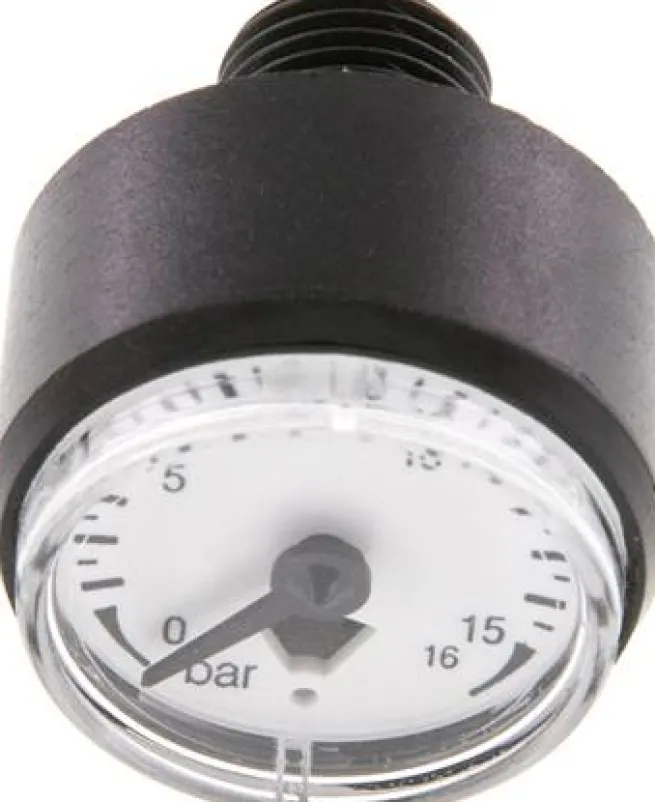 Mini-Manometer, 23mm, 0 - 16bar, G 1/8"